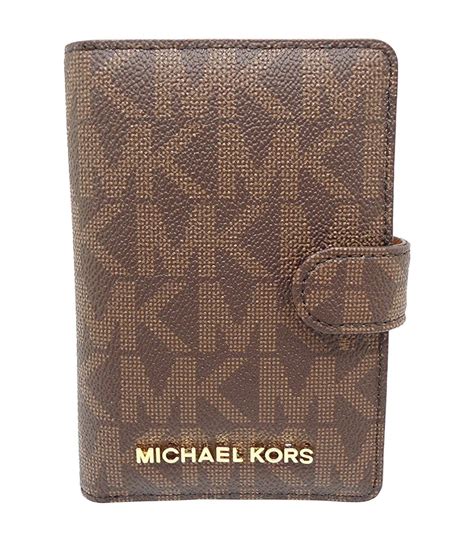 michael kors black passport holder|Michael Kors passport holder pink.